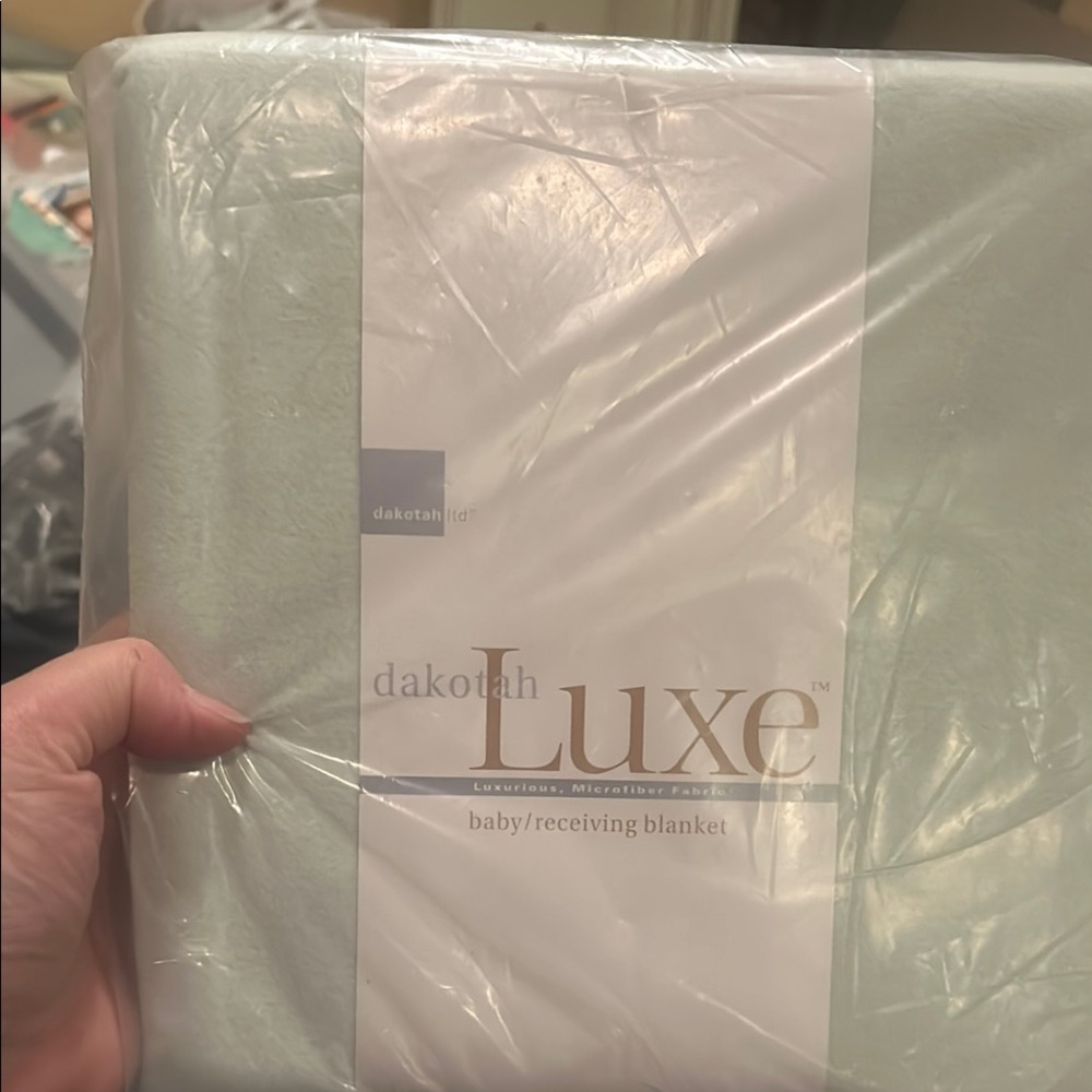 Nip Baby receiving Blanket - Soft Green